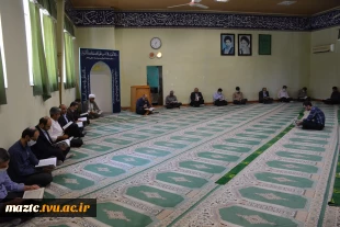 برگزاری مراسم ختم در دانشکده 2