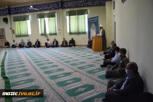 برگزاری مراسم ختم در دانشکده 8