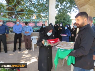 آئین نمادین پرچم گردانی بارگاه ملکوتی حضرت زینب(س) و حضرت رقیه (س)  در آموزشکده فنی و حرفه ای قدسیه ساری 2