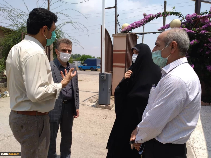 بازدید مدیر کل محترم امور دانشجویان دانشگاه فنی و حرفه ای کشور از آموزشکده کشاورزی ساری 11