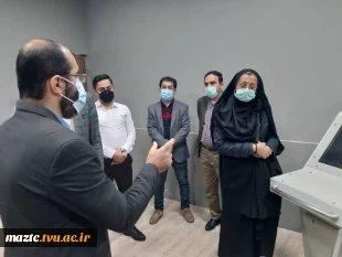 بازدید رییس گروه حسابرسی دیوان محاسبات استان از دانشکده 7