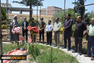 برگزاری مراسم گرامیداشت شهادت دکتر چمران و روز بسیج در دانشگاه فنی و حرفه ای استان مازندران  3