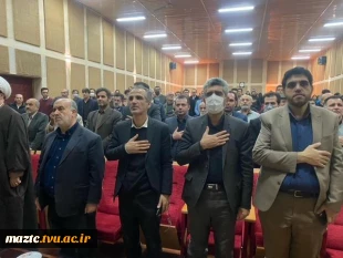 آئین گرامیداشت اولین سالگرد تدفین شهید گمنام همزمان با سالروز شهادت سردار سلیمانی در دانشگاه فنی و حرفه ای مازندران برگزار شد 17