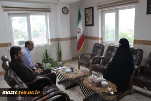 بازدید معاون آموزشی دانشگاه فنی و حرفه استان مازندران از اداره آموزش و سایر واحدهای آموزشکده فنی و حرفه ای دختران بابل 
 2