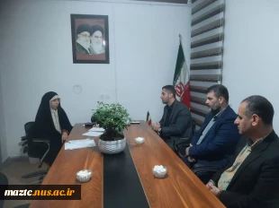 دیدار دکتر نعمت اله عسکری رئیس دانشگاه ملی مهارت استان مازندران به اتفاق تیم همراه با خانم دکتر عالیه زمانی نماینده مردم شهرستان های ساری و میاندرود در مجلس شورای اسلامی 4
