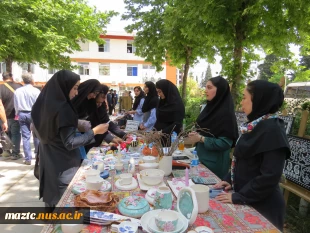 در حاشیه برگزاری همایش یک روزه حوزه معاونت فرهنگی و دانشجویی صورت گرفت، افتتاح اولین بازارچه دست‌ساخته‌های دانشجویان دانشکده‌های ۱۲‌گانه استان مازندران با حضور دکتر میر معینی 9