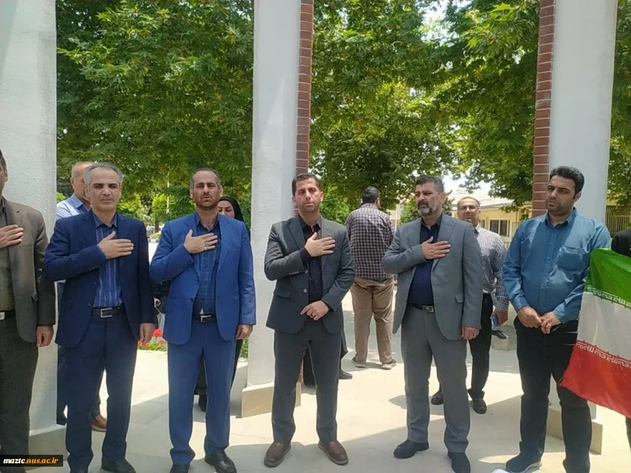 تجمع دانشگاهیان دانشگاه ملی مهارت مازندران درحمایت از مقاومت و محکومیت جنایات رژیم صهیونیستی 7