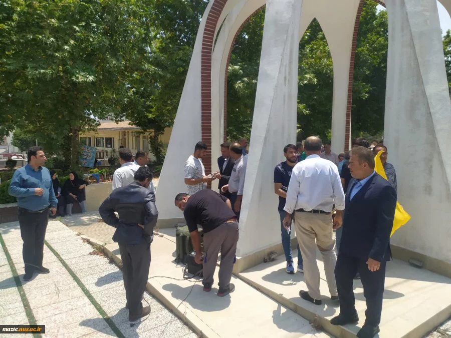 تجمع دانشگاهیان دانشگاه ملی مهارت مازندران درحمایت از مقاومت و محکومیت جنایات رژیم صهیونیستی 10
